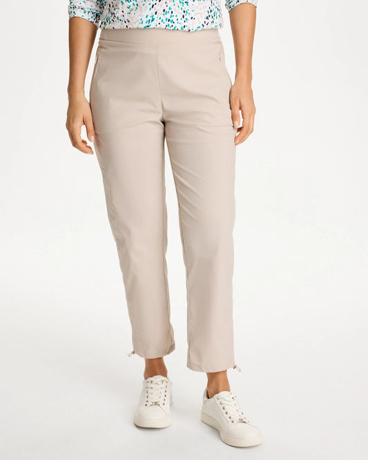 Chico's Everyday | Zenergy® Striped UPF Bungee Crop Pants