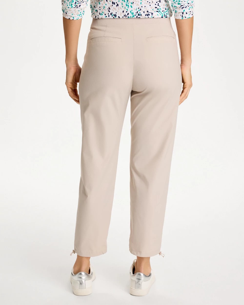 Chico's Everyday | Zenergy® Striped UPF Bungee Crop Pants