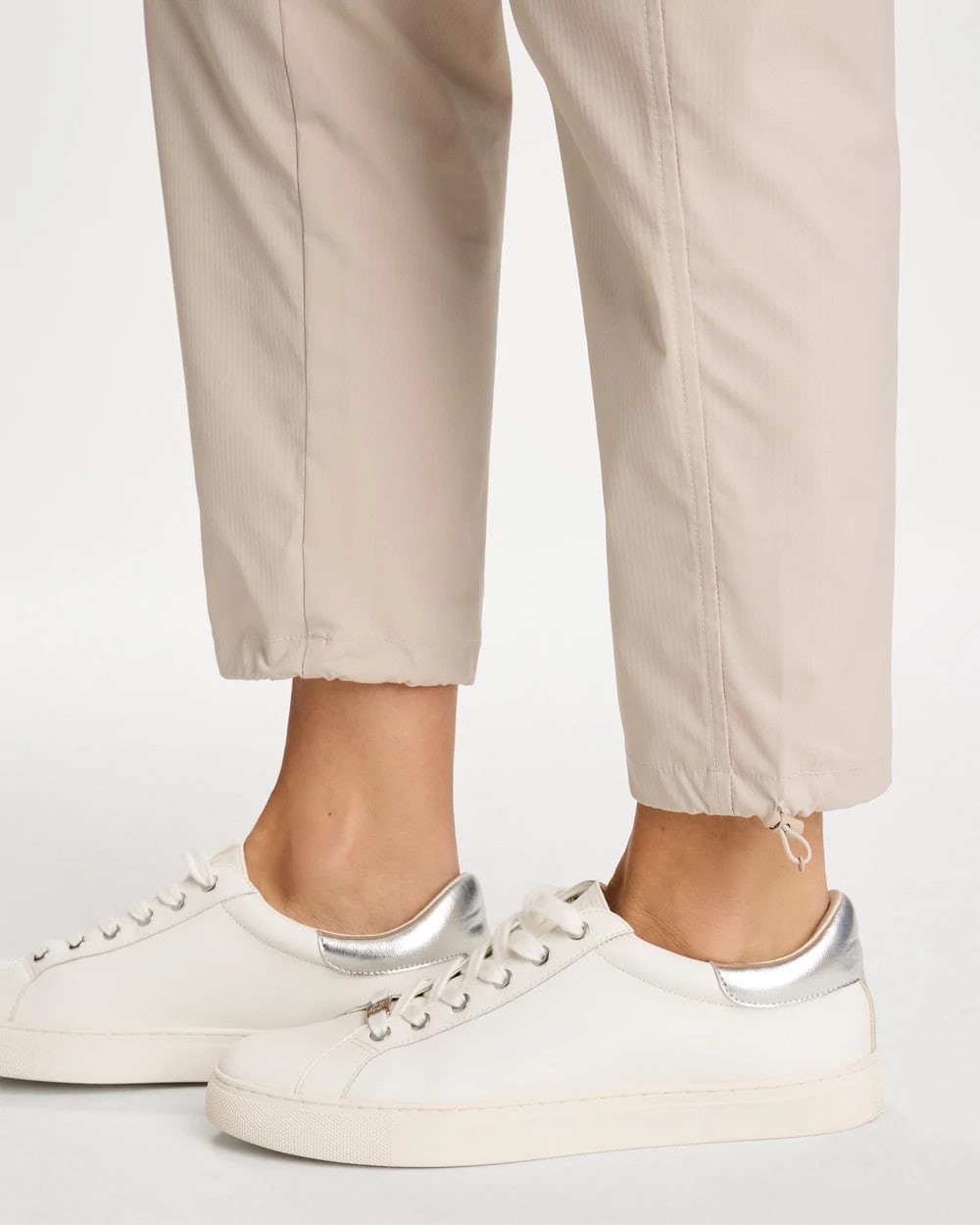 Chico's Everyday | Zenergy® Striped UPF Bungee Crop Pants