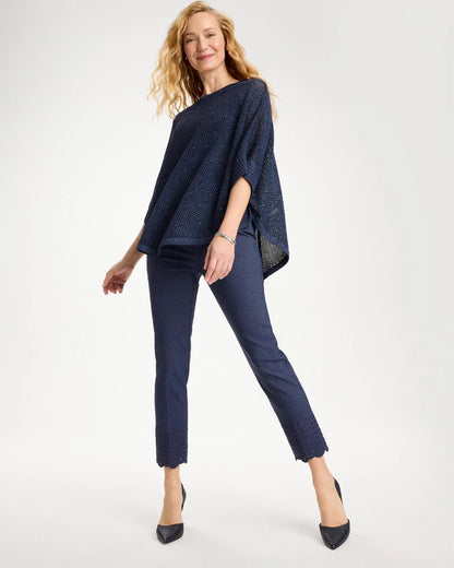 Chico's Best Price | Brigitte™ Slim Embroidered Pull-On Crop Pant