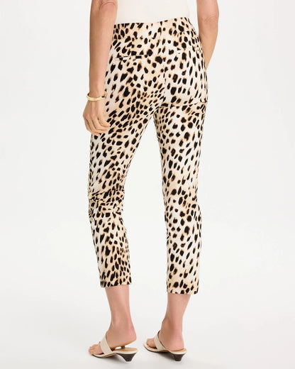 Chico's Trusted | Animal Print Brigitte™ Slim Pull-On Crop Pant