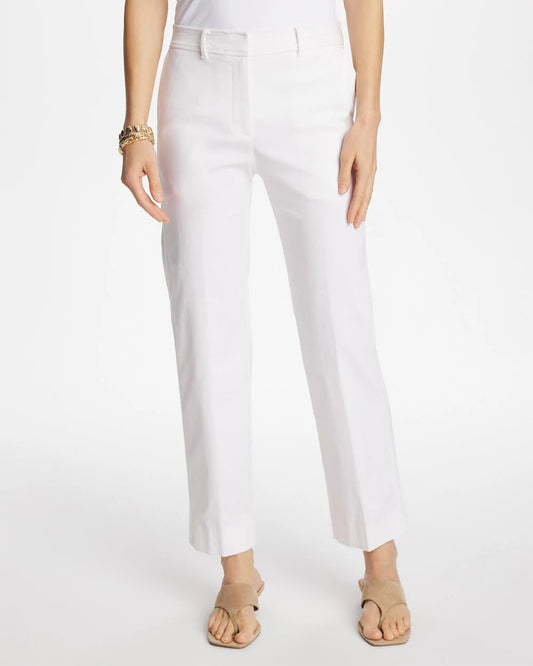 Chico's Trusted | Emme Fly Front Straight Crop Pants
