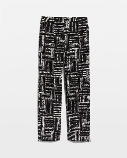 Chico's Recommended | Emme Fly Front Straight Printed Crop Pants