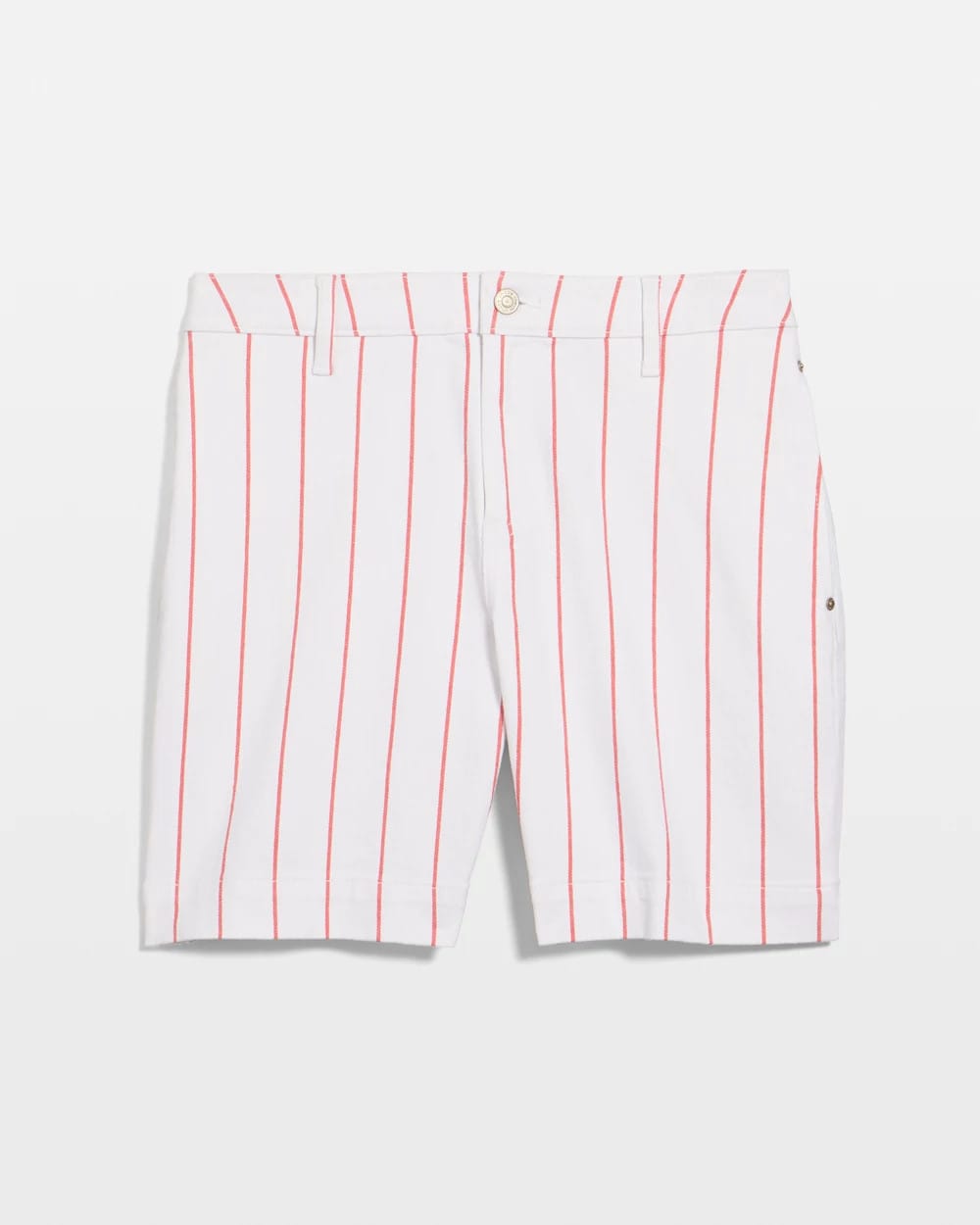 Chico's Popular | Striped Rivet Denim Trouser Shorts