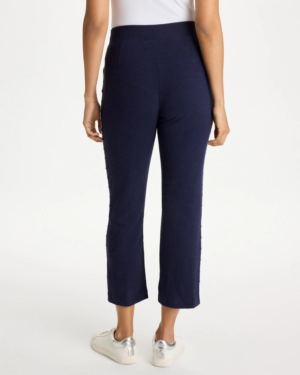 Chico's Latest | Zenergy® Jersey Striped Crop Pants