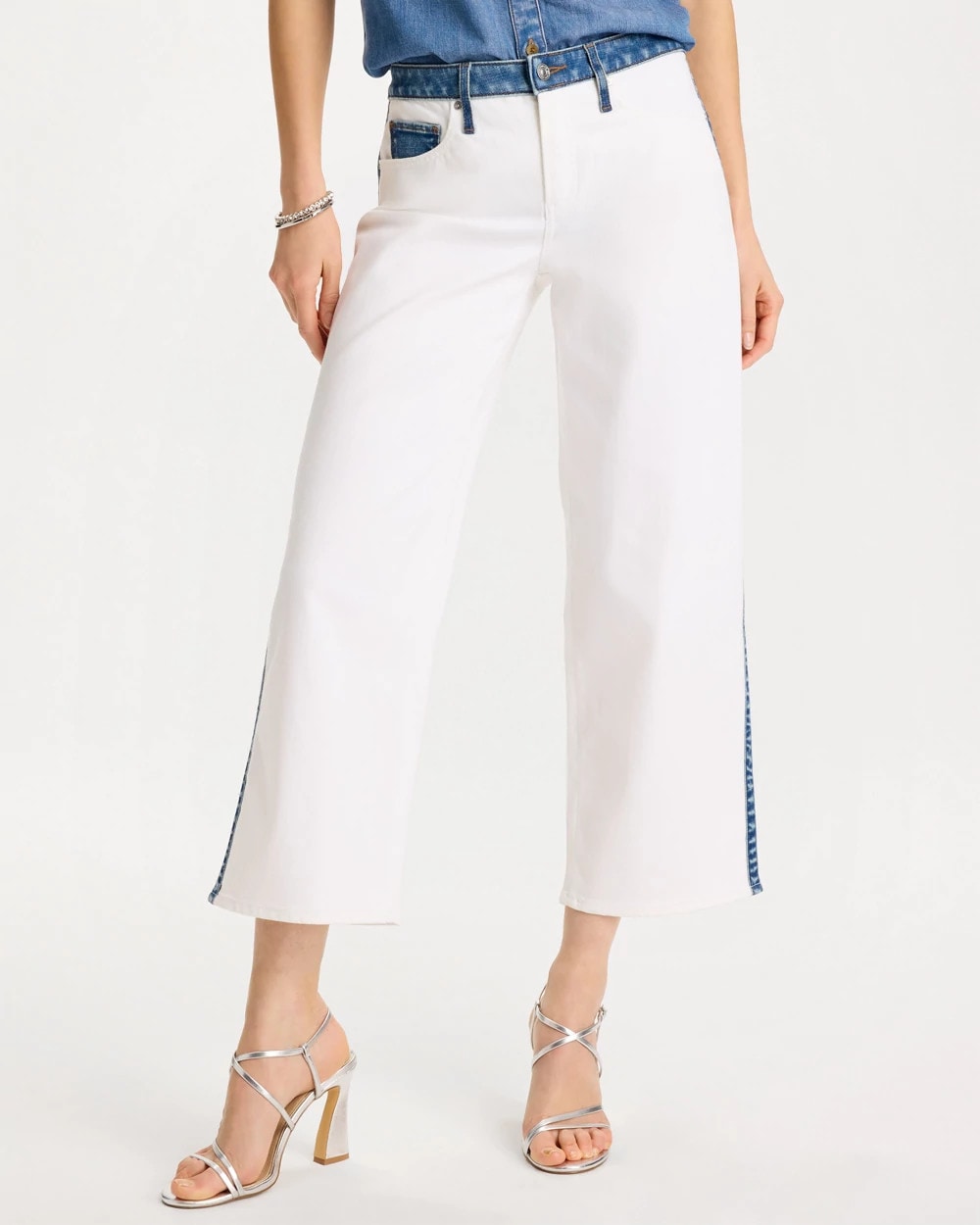 Chico's Trending | Girlfriend Straight Colorblock Jeans