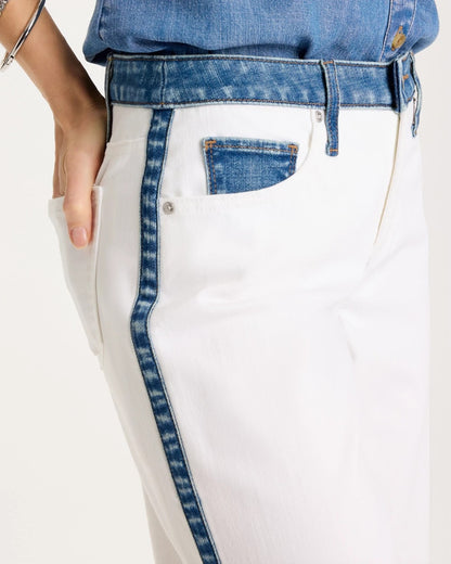 Chico's Trending | Girlfriend Straight Colorblock Jeans