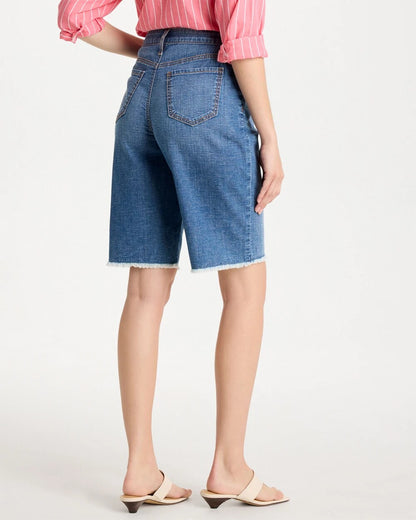 Chico's Deals | Boyfriend Frayed Jean Shorts