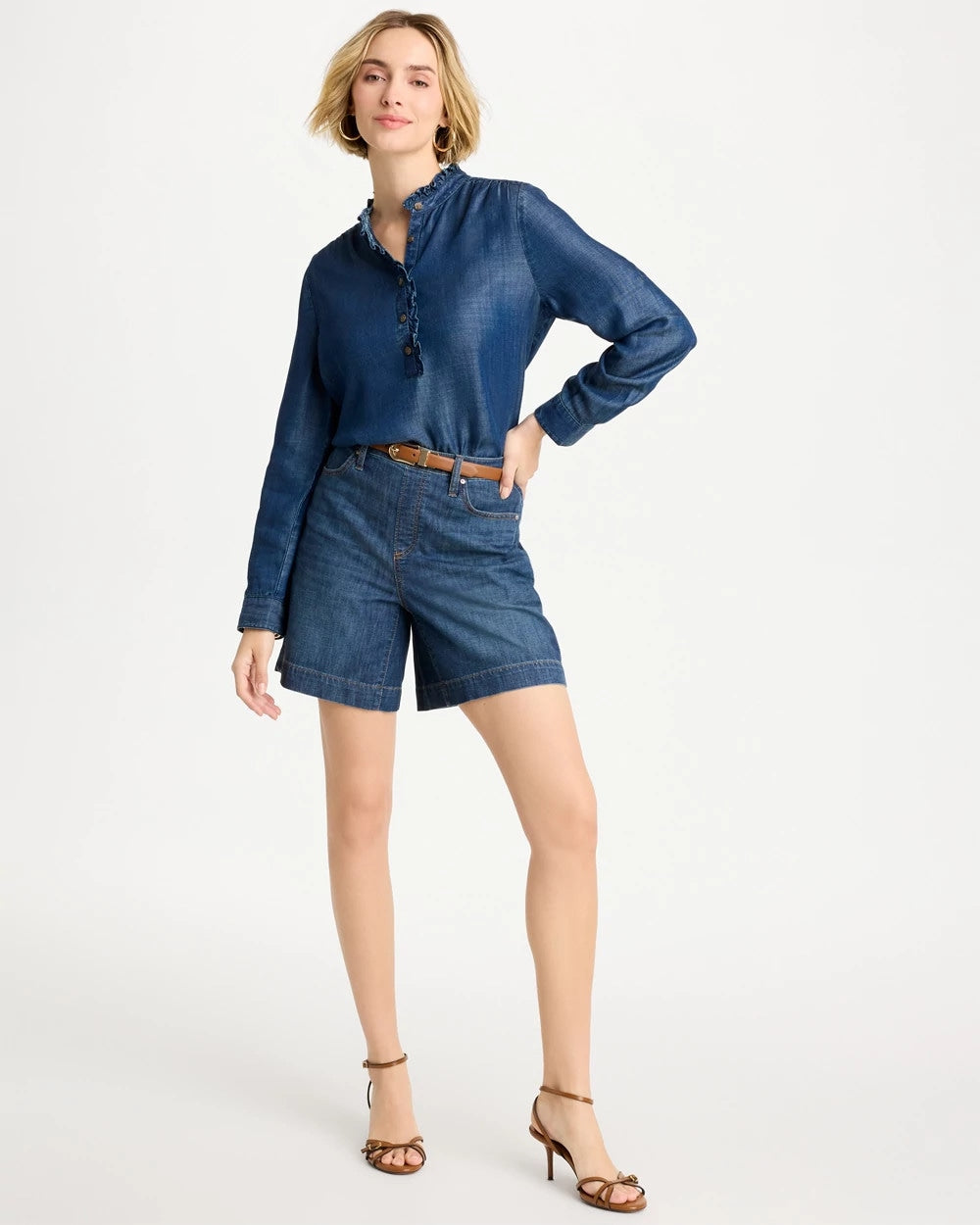 Chico's Essential | Lightweight Jean Shorts
