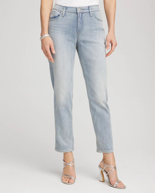 Chico's Discount | Girlfriend Slim Cropped Jeans