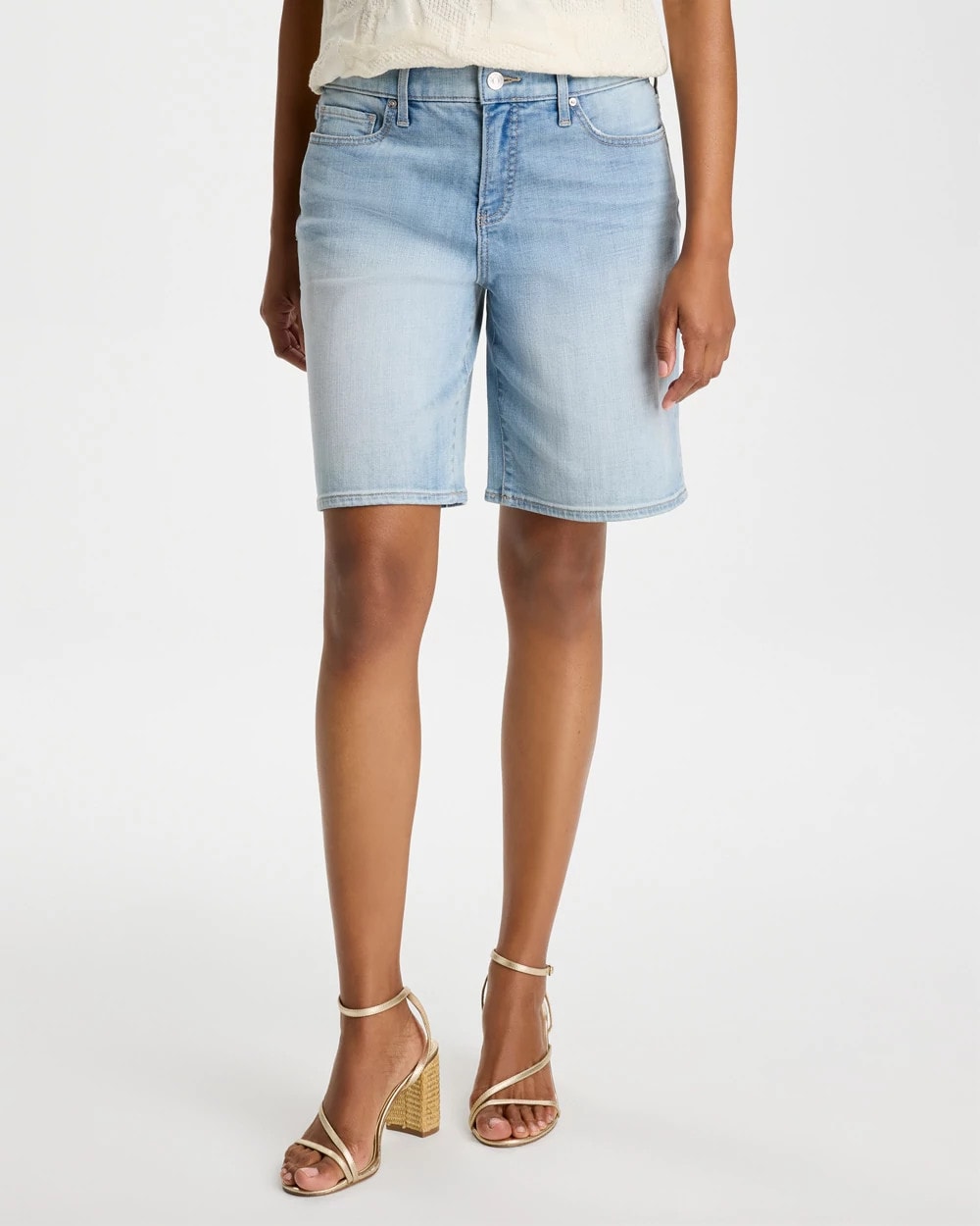 Chico's Value | Girlfriend Slim Indigo Jean Shorts