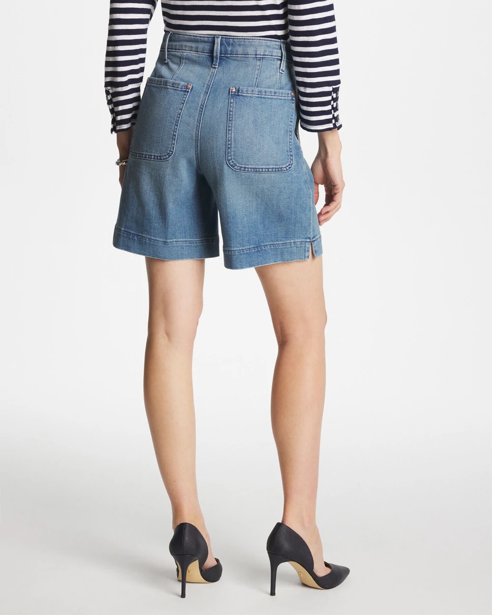 Chico's Popular | Denim Trouser Shorts