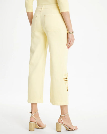 Chico's Everyday | Trouser Cutwork Crop Jeans