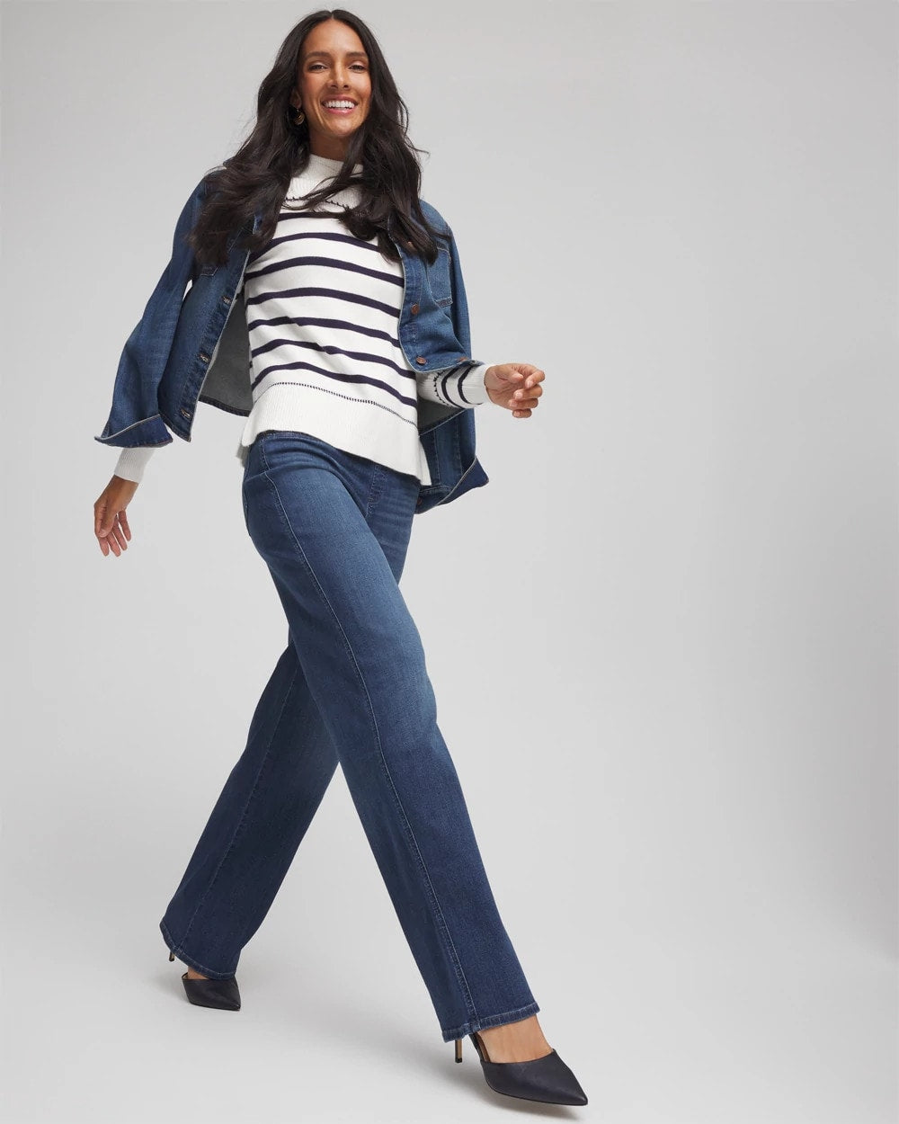 Chico's Latest | Pull On Wide Jean