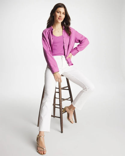 Chico's New | Cropped Girlfriend Kick Flare Jeans