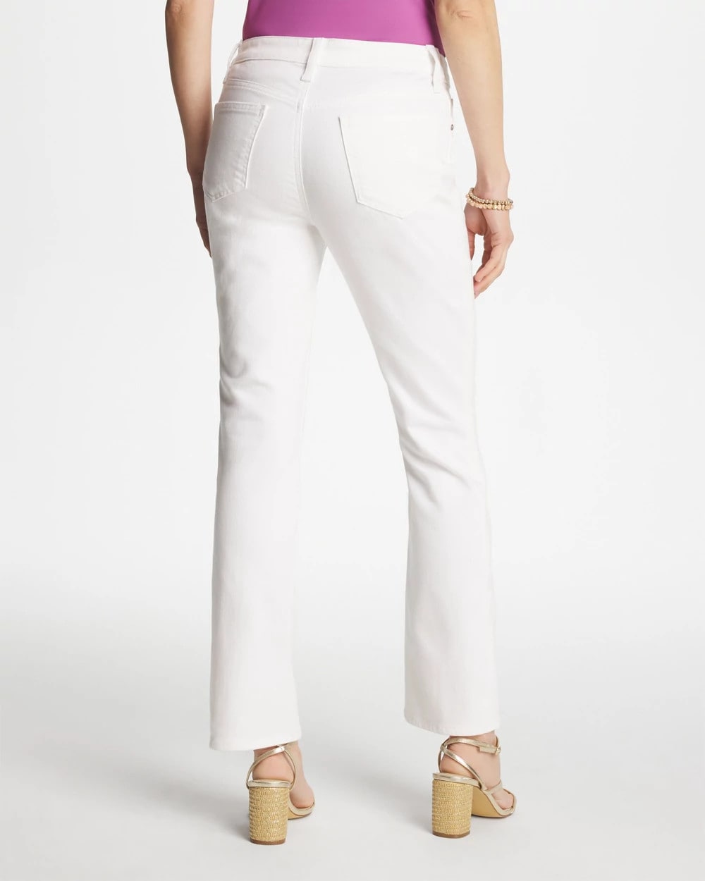 Chico's New | Cropped Girlfriend Kick Flare Jeans