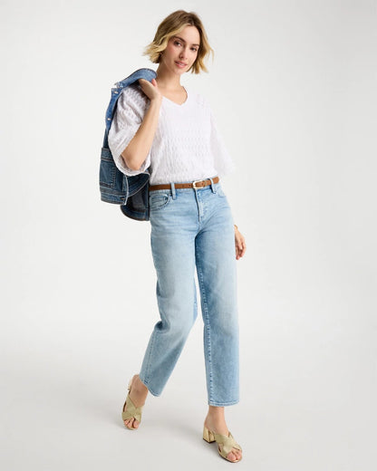 Chico's Signature | Relaxed Boyfriend Rolled Hem Jean