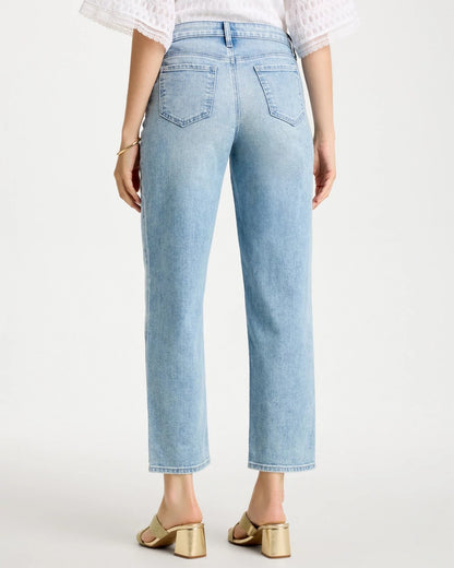 Chico's Signature | Relaxed Boyfriend Rolled Hem Jean