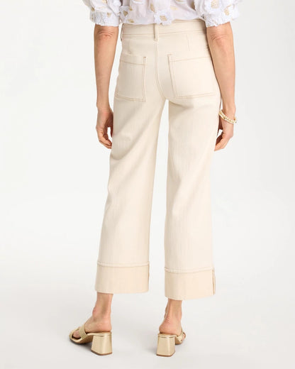 Chico's Trending | Pintuck Cuffed Cropped Jeans