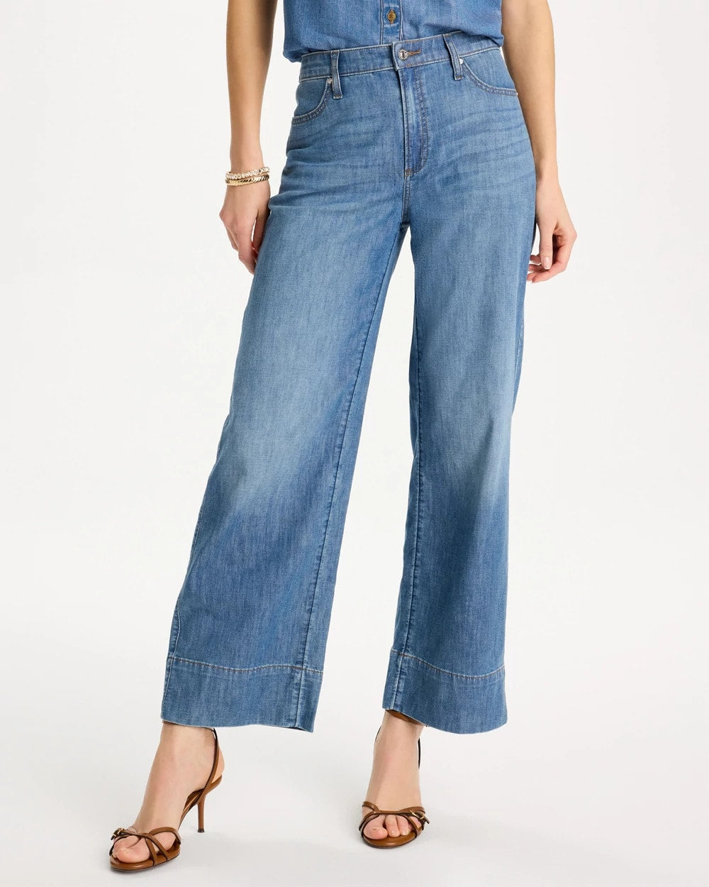 Chico's Exclusive | Lightweight Wide-Leg Ankle Jeans