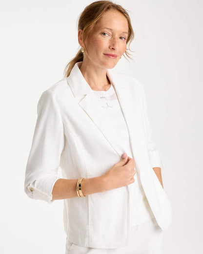 Chico's Featured | Linen Roll Sleeve Blazer