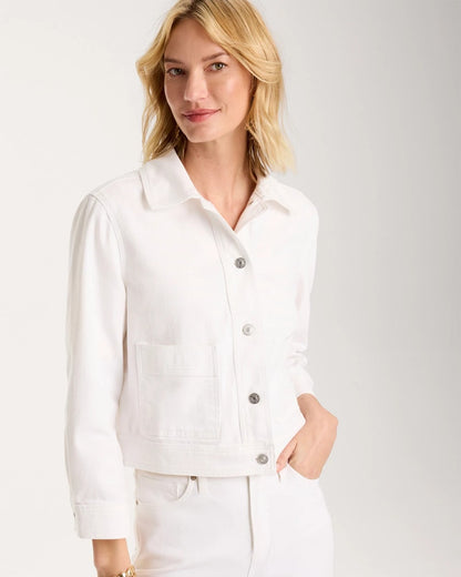 Chico's Value | Cropped Denim Trucker Jacket