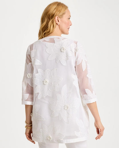 Chico's Smart Buy | Travelers™ Collection Floral Applique Jacket