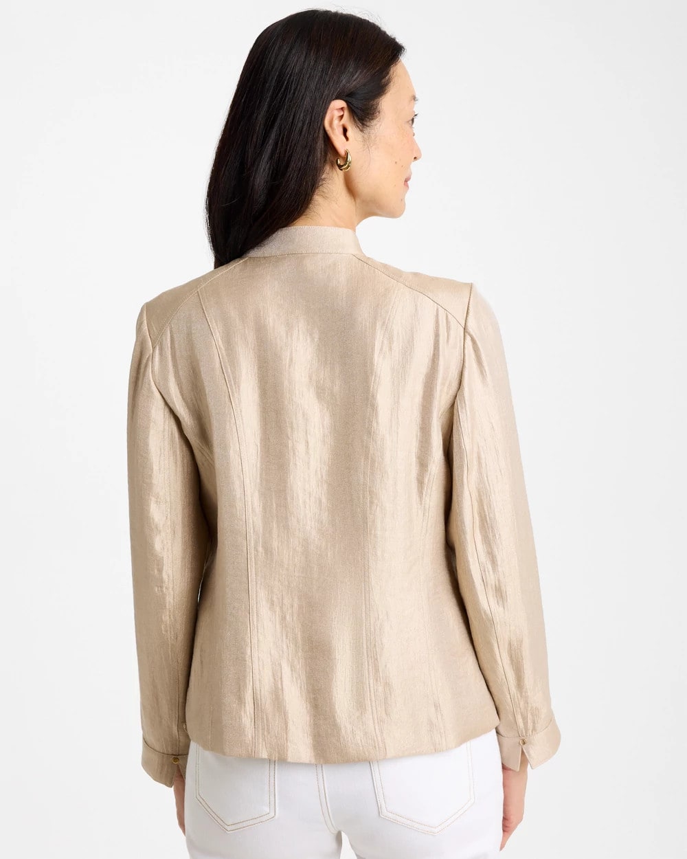 Chico's New | Sheen Stand Collar Jacket