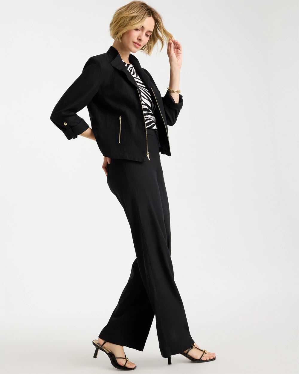 Chico's Featured | Linen Moto Jacket