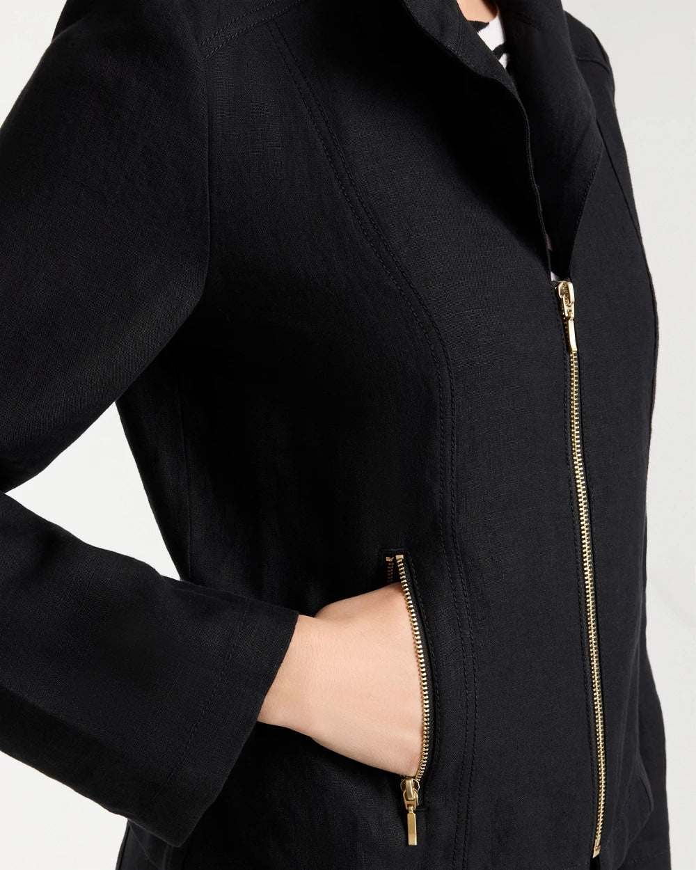 Chico's Featured | Linen Moto Jacket