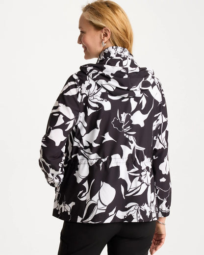 Chico's Premium | Zenergy® Ripstop Floral Nights Anorak Jacket