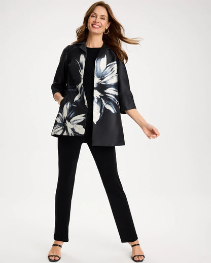 Chico's Latest | Travelers™ Collection Floral Long Jacket