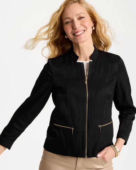 Chico's Quality | Textured Shine Jacket