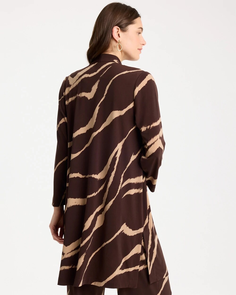 Chico's Recommended | Travelers™ Knit Animal Print Duster Cardigan