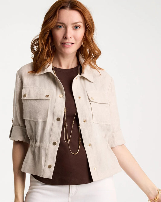 Chico's Trending | Linen Cargo Jacket