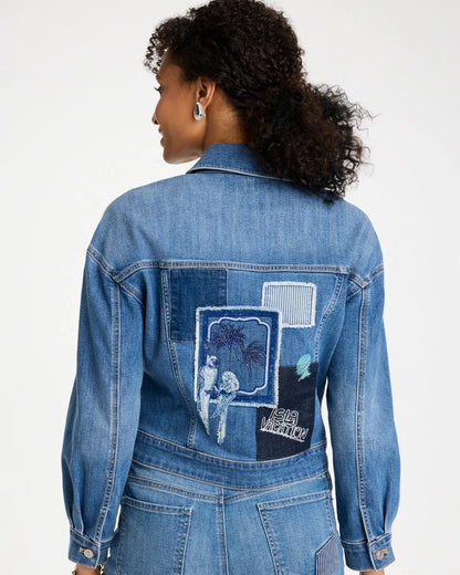 Chico's Value | Denim Parrot Pocket Jacket