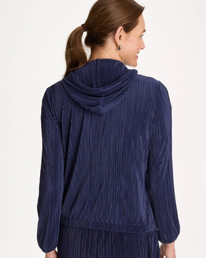 Chico's Sale | Zenergy® Micro Plisse Hooded Jacket