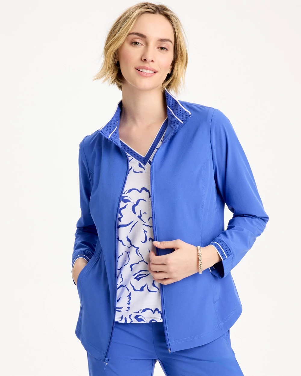Chico's Best Price | Zenergy® UPF Mesh Trim Jacket