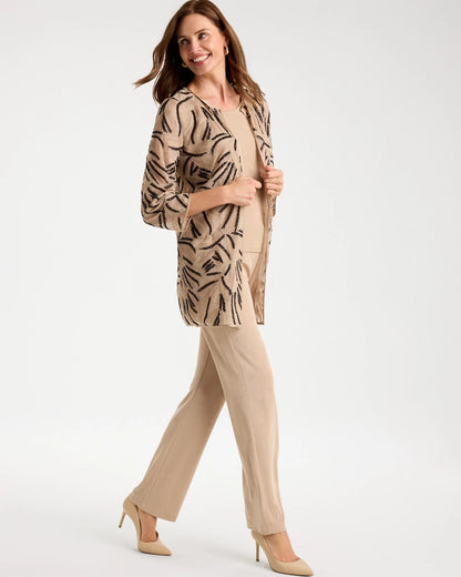 Chico's Signature | Travelers™ Collection Embroidered Sequins Jacket