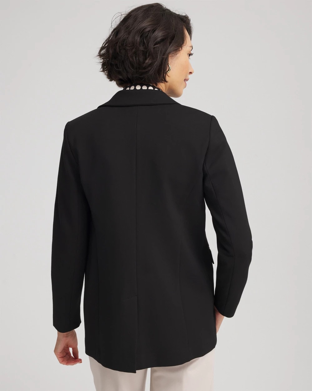 Chico's Quality | Ponte Double-Breasted Knit Blazer