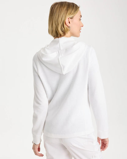Chico's Best Price | Zenergy® Beach Slub Zip-Front Hoodie