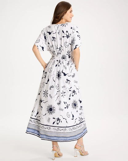 Chico's Signature | Slub Flutter-Sleeve Vacation Dress