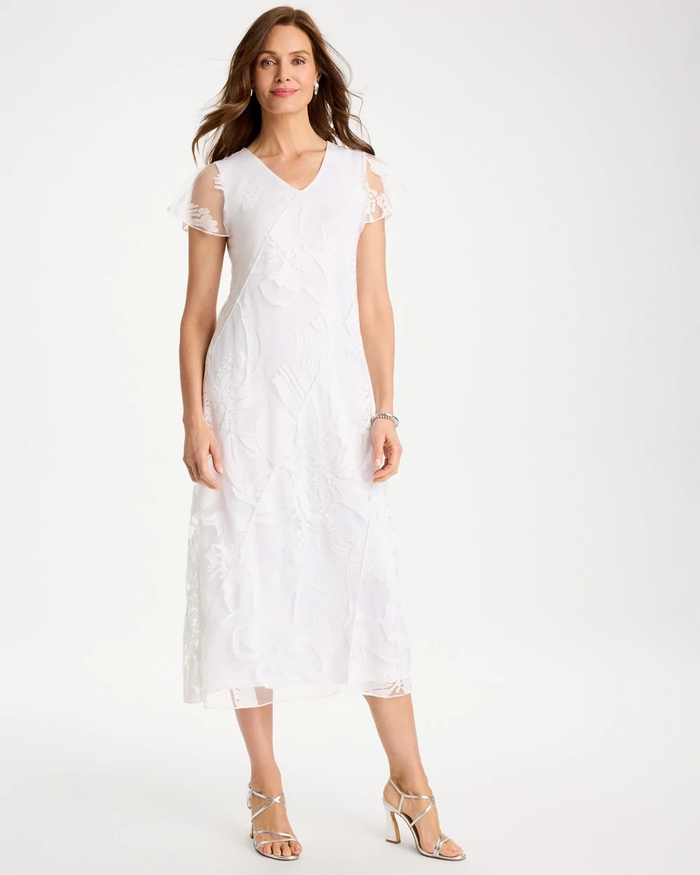 Chico's Trending | Knit Burnout Floral Dress