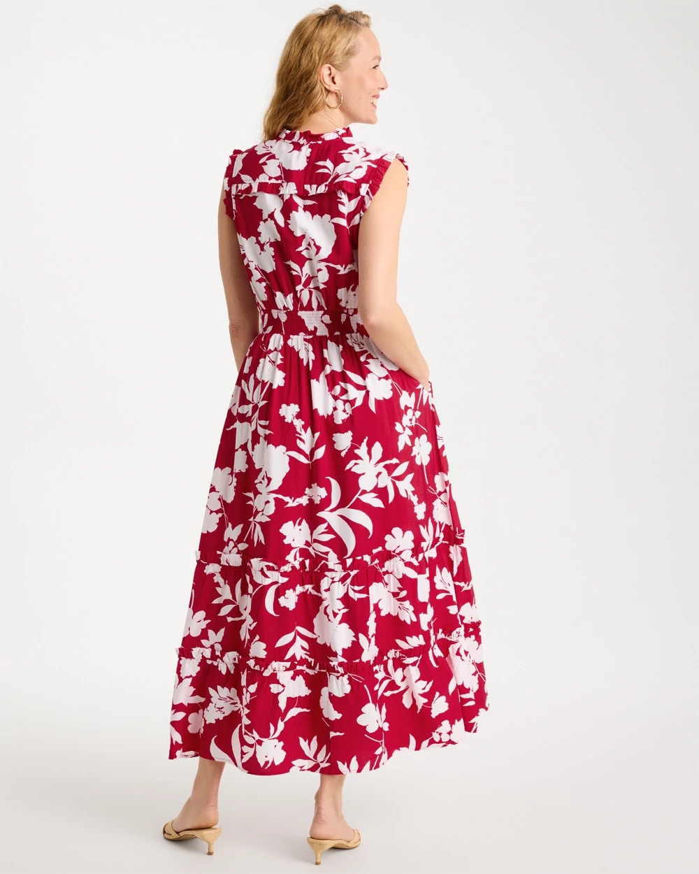 Chico's Classic | Smocked Floral Maxi Dress