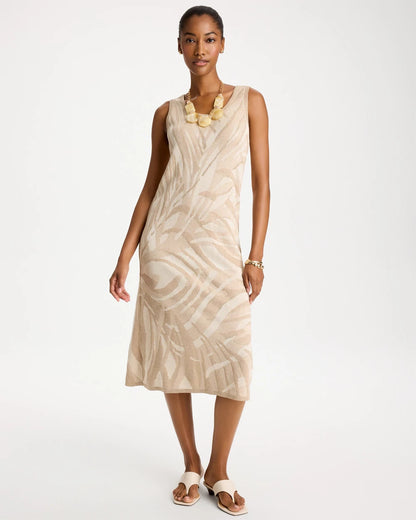 Chico's Value | Knit Printed Sweater Dress