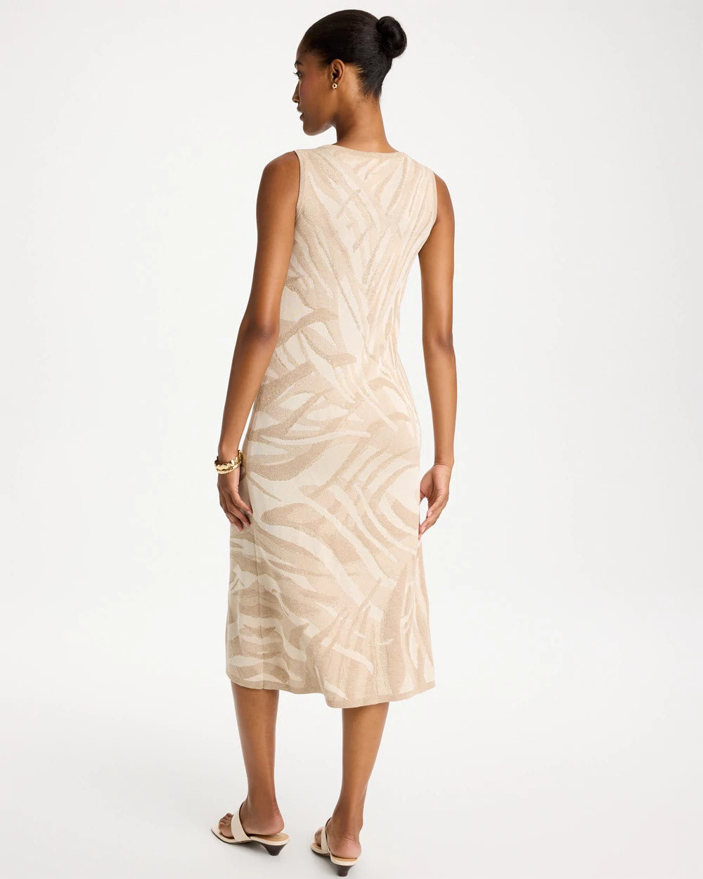 Chico's Value | Knit Printed Sweater Dress