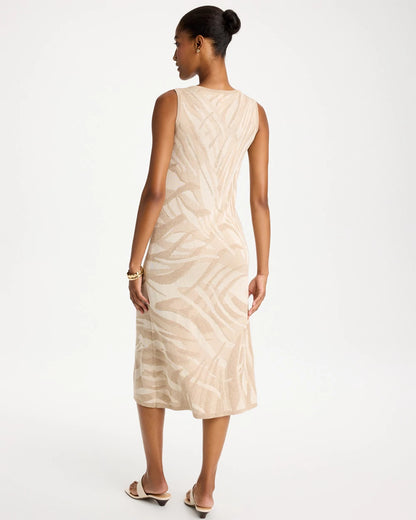 Chico's Value | Knit Printed Sweater Dress
