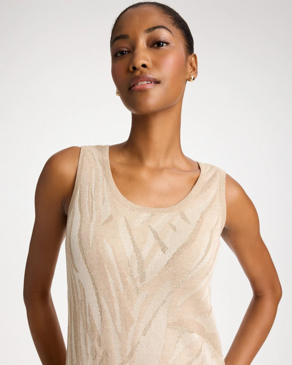 Chico's Value | Knit Printed Sweater Dress
