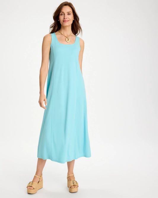 Chico's Hot Sale | Ponte Seamed Maxi Dress