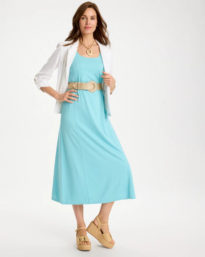 Chico's Hot Sale | Ponte Seamed Maxi Dress